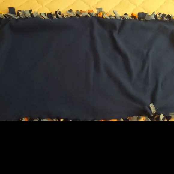 Baby boy tie fleece blanket - Picture 1 of 3